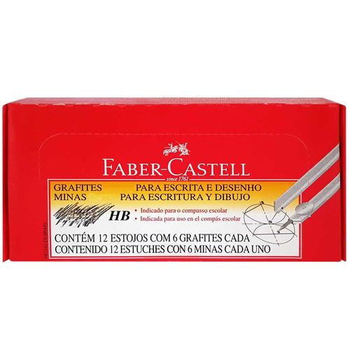 Grafite 1.6 Faber Castell 12x6 Unidades 1021465
