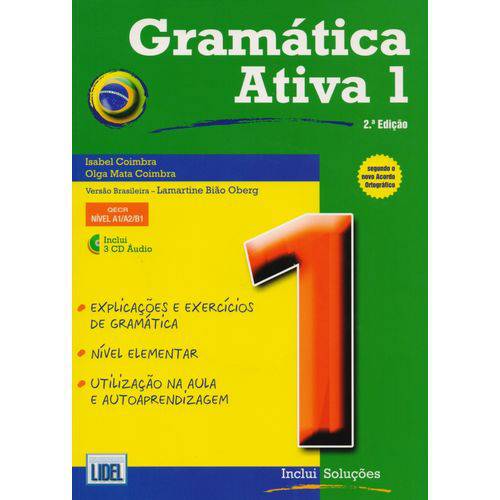 Gramática Ativa 1-versão Brasileira-segundo Novo Acordo Ortográfico (cd Áudio)