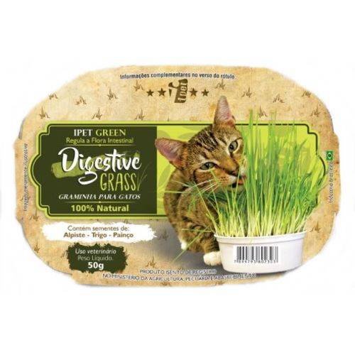 Graminha para Gatos Digestive Grass 100% Natural 50g