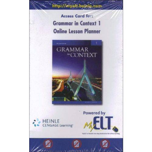 Grammar In Context - 5e - 1 - Online Lesson Planner