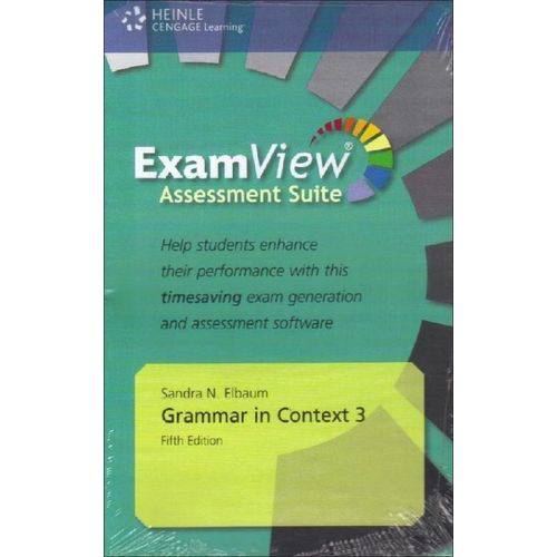 Grammar In Context - 5e - 3 - Assessment CD-ROM With Examview