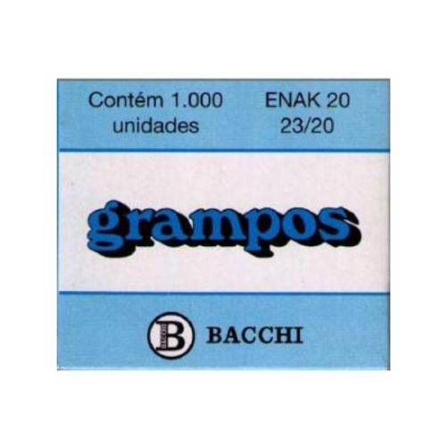 Grampo 23/20 Galvanizado ENAK20 Cx.C/1000 Bacchi