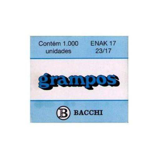 Grampo 23/17 Galvanizado Enak17 Cx.c/1000 Bacchi