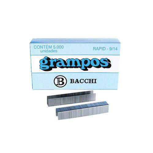 Grampos Rapid 9/14 Galvanizado Cxc/5000 Bacchi