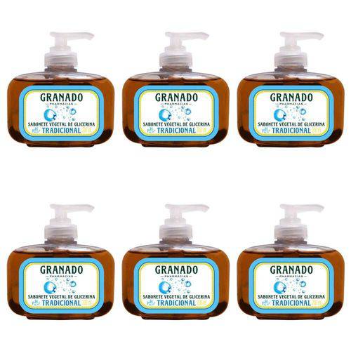 Granado Glicerina Tradicional Sabonete Líquido 200ml (kit C/06)