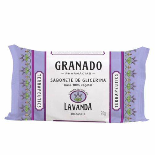 Granado Lavanda Sabonete Vegetal C/ Glicerina 90g