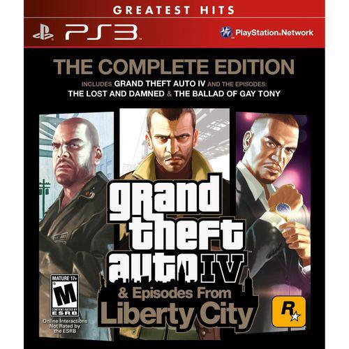 Grand Theft Auto Iv The Complete Edition Greatest Hits - Ps3