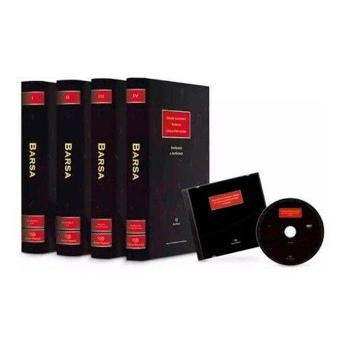 Grande Dicionário Barsa da Língua Portuguesa 4 Vols com DVD