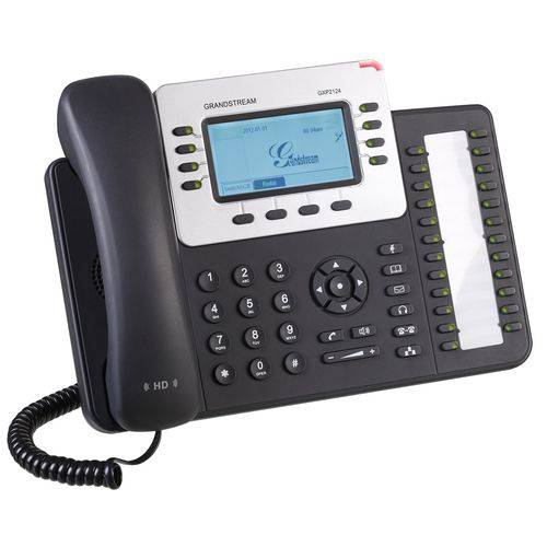 Grandstream GXP2124 Telefone IP 4 Linhas SIP HD POE 24 Teclas Programáveis