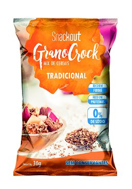 Granocrock Tradicional Sachê 30g - Snackout