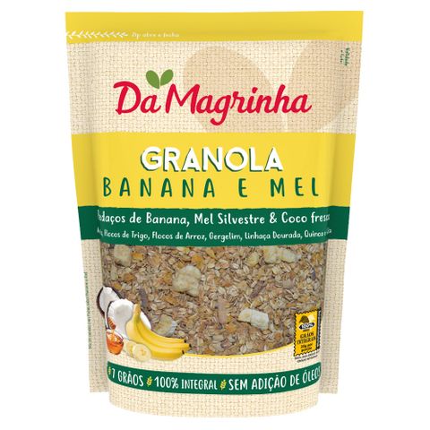 Granola Banana e Mel 250g - da Magrinha
