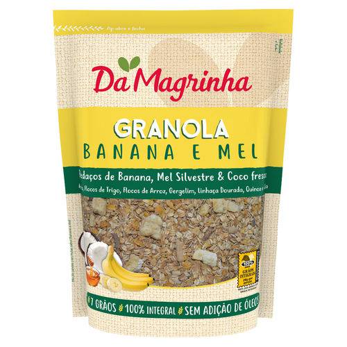 Granola Banana e Mel 250g - da Magrinha