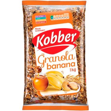 Granola com Banana e Mel Kobber 1kg