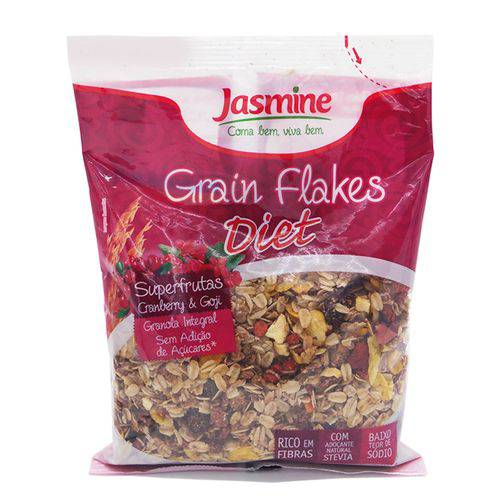Granola em Flocos Diet CRANBERRY e GOJI 250g - Jasmine