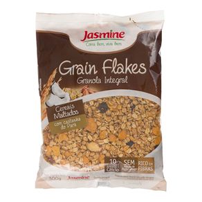 Granola Grain Flakes Integral Cereais Maltados Jasmine 300g