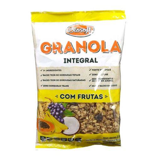 Granola Integral com Frutas Biosoft 230g