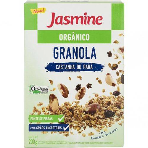 Granola Orgânica de Castanha do Pará - 200g - Jasmine