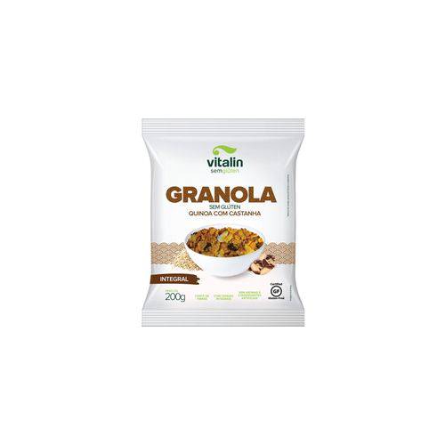 Granola Quinoa com Castanhas Sem Glúten Vitalin 200g