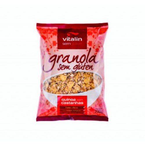 Granola Sem Glúten - Quinoa com Castanhas - 200g - Vitalin