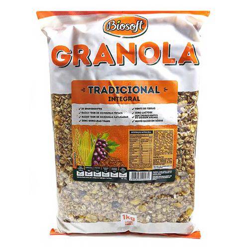 Granola Tradicional Integral Biosoft (1kg)