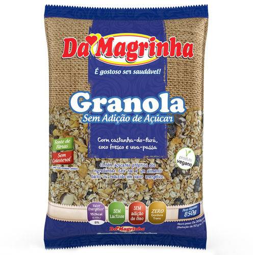 Granola Zero Açúcar 850g - da Magrinha