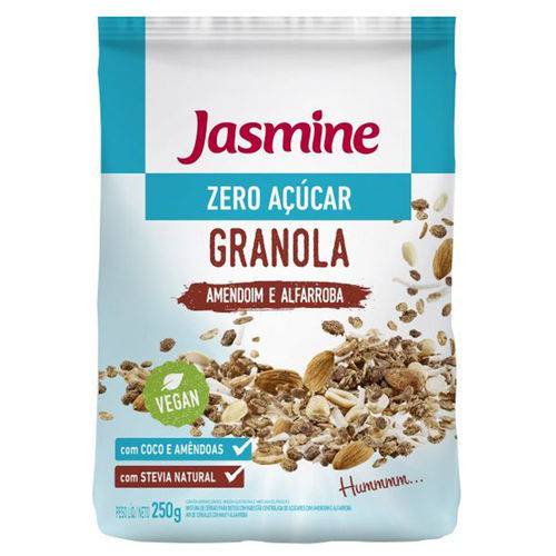Granola Zero Açúcar Amendoim e Alfarroba 250g - Jasmine