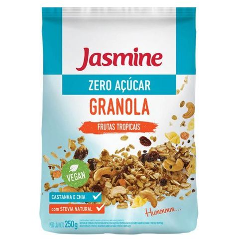 Granola Zero Açúcar Frutas Tropicais 250g - Jasmine