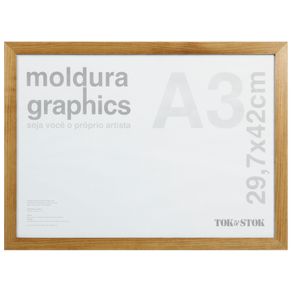 Graphics Kit Moldura A3 29 Cm X 42 Cm Garapa