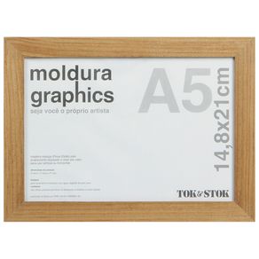 Graphics Kit Moldura A5 14 Cm X 21 Cm Garapa