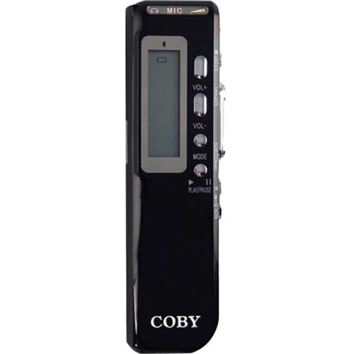 Gravador Digital de Voz, Telefônico e MP3 Player CVR20 Preto COBY