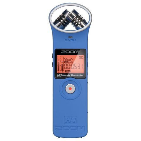 Gravador Zoom H1 Handy Recorder Blue.