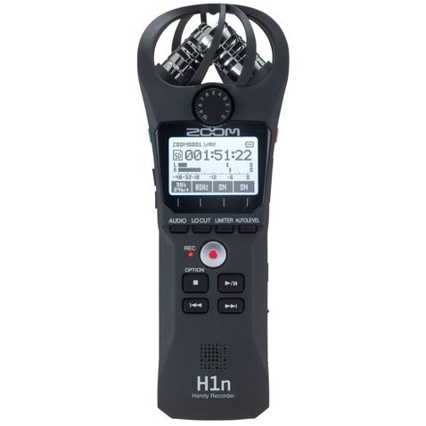 Gravador Zoom H1n Handy Recorder Black