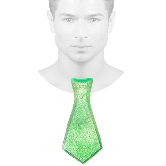 Gravata de Plástico Candy - Verde