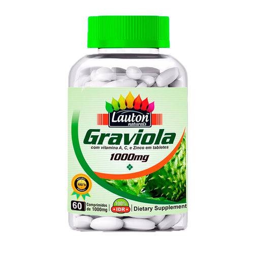 Graviola 1000mg - 60 Comprimidos - Lauton