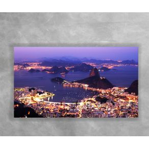 Gravura Decorativa Rio de Janeiro - Cidade Iluminada RJ 07 60x90