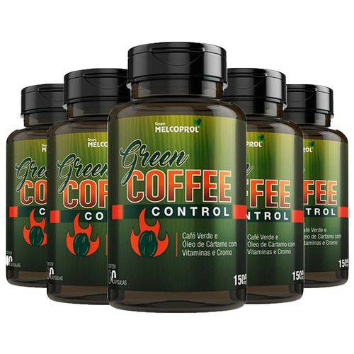 Green Coffee Control Café Verde - 5 Un de 60 Cápsulas - Melcoprol
