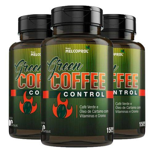 Green Coffee Control Café Verde - 3 Un de 60 Cápsulas - Melcoprol