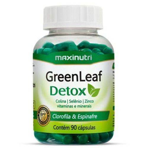 Green Leaf Detox - 90 Cápsulas - Maxinutri