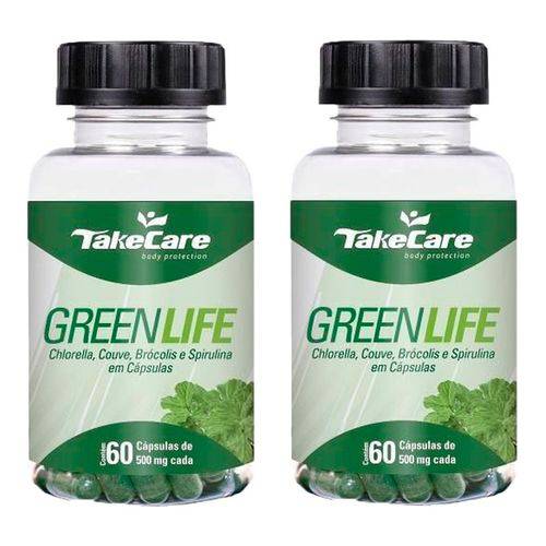 Green Life Detox - 2 Un de 60 Cápsulas - Take Care