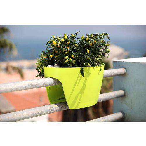 Greenbo Xl Planter Grande - Vaso para Sacadas - Verde