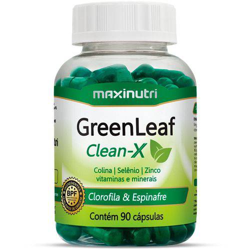 Greenleaf Clean-X Clorofila & Espinafre Maxinutri 90 Cápsulas
