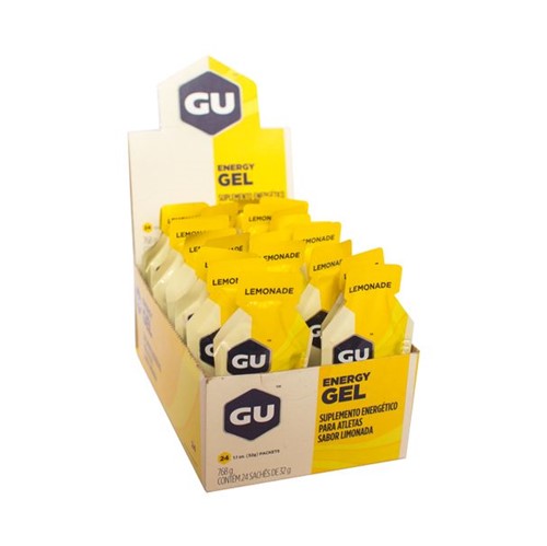 GU Energy Gel - Caixa 24 Sachês - Limão
