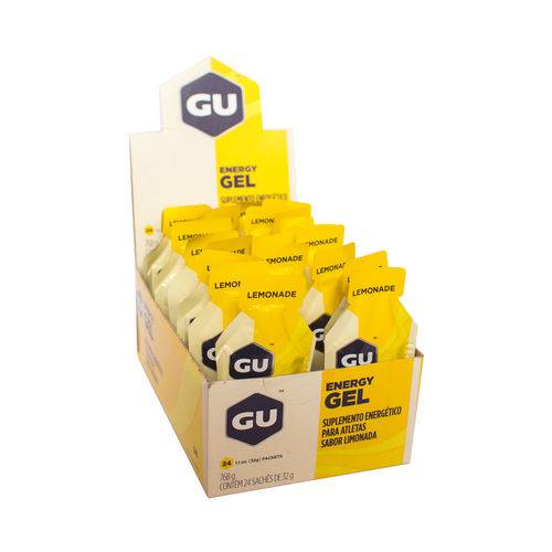 GU Energy Gel - Caixa 24 Sachês - Limão