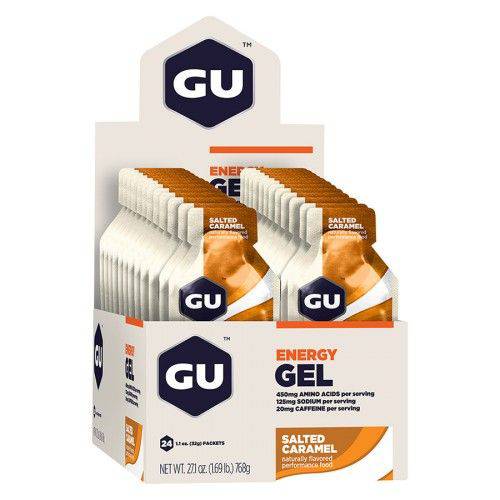 Gu Energy Gel - Caixa 24 Sachês - Salted Caramel