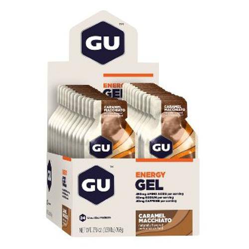 Gu Energy Gel - Caixa com 24 Unidades-Caramelo