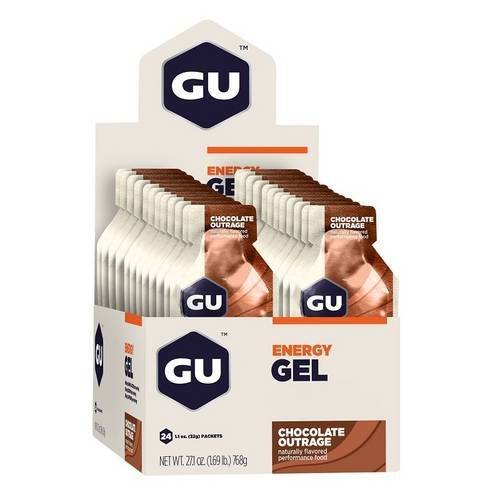 GU Energy Gel Sabor Chocolate Caixa com 24 Sachês