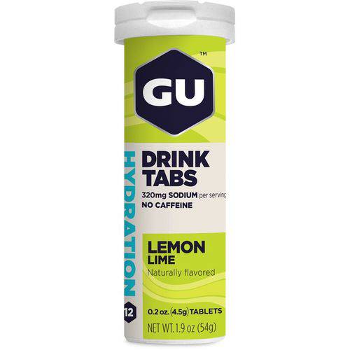 Gu Hydration Drink Tabs (tubo com 12 Pastilhas) 55g - Gu Energy