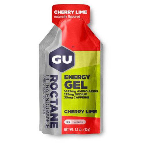 Gu Roctane Energy Gel - 1 Sachê - Cherry Lime