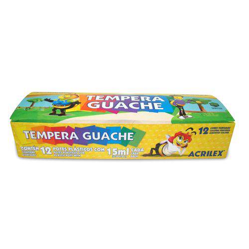 Guache Acrilex 012 Cores 02012