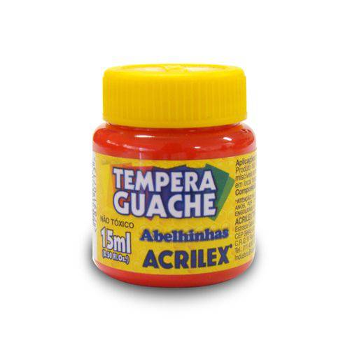 Guache Acrilex 015 Ml Vermelho Fogo 02015.507